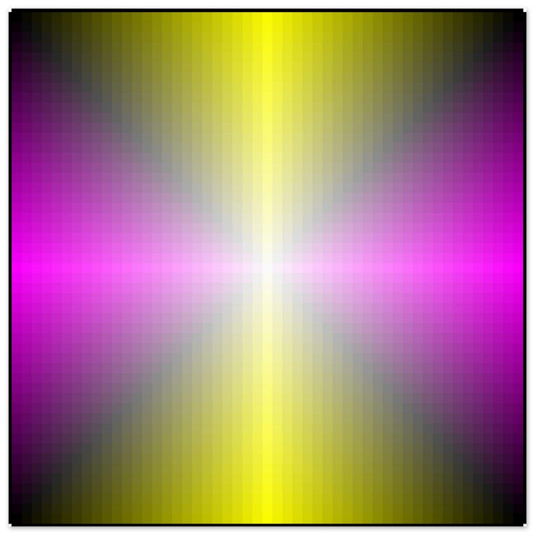 Colours as Bright Lines Crossing